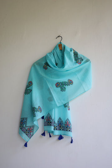 Sea Blue Stole