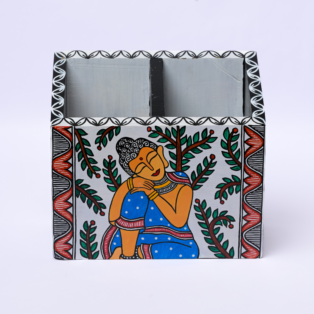 Gautam Buddha Handpainted Multipurpose Holder