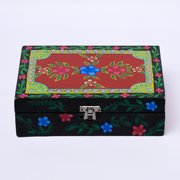 Floral Handpainted Jewellery Box