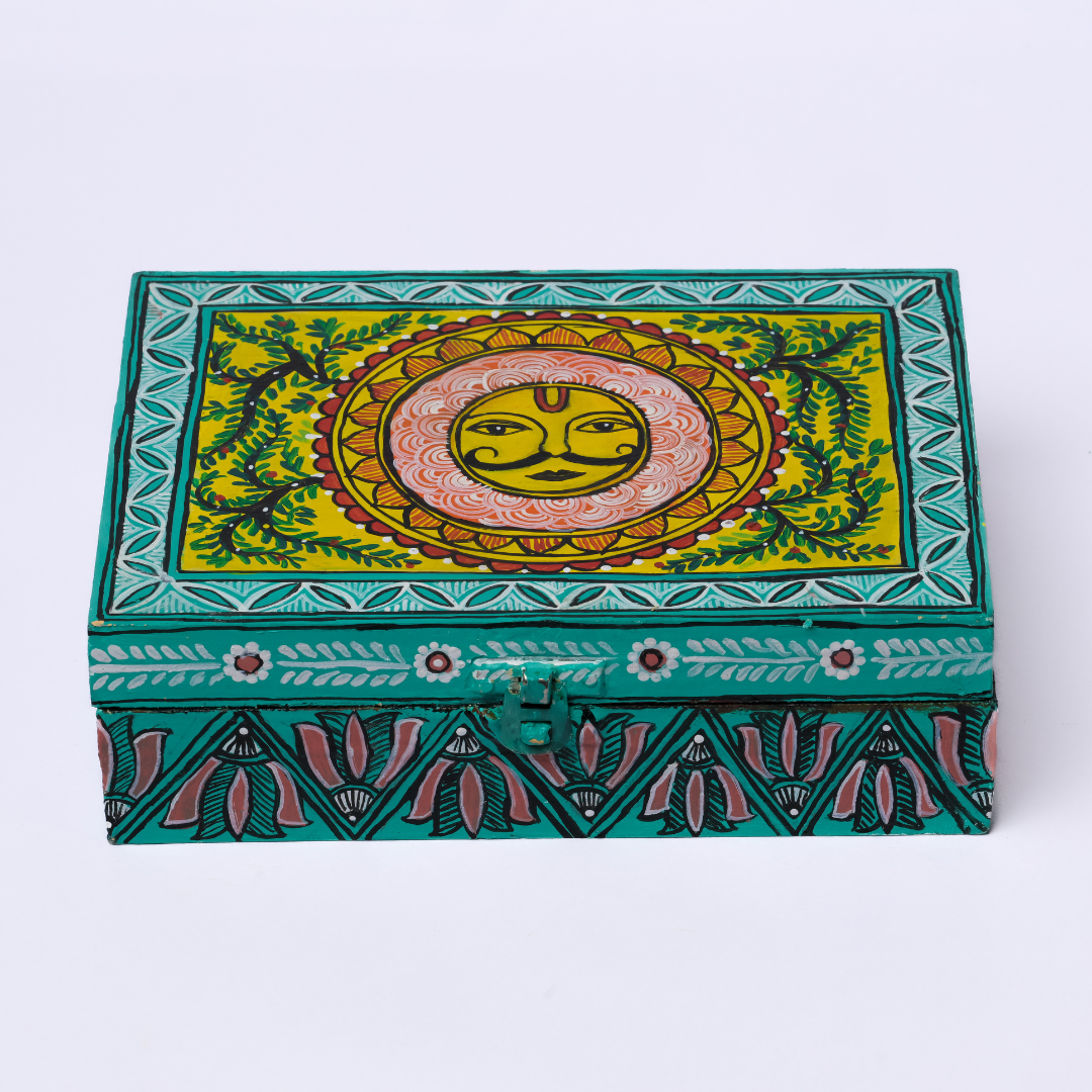 Surya Handpainted Wooden Box