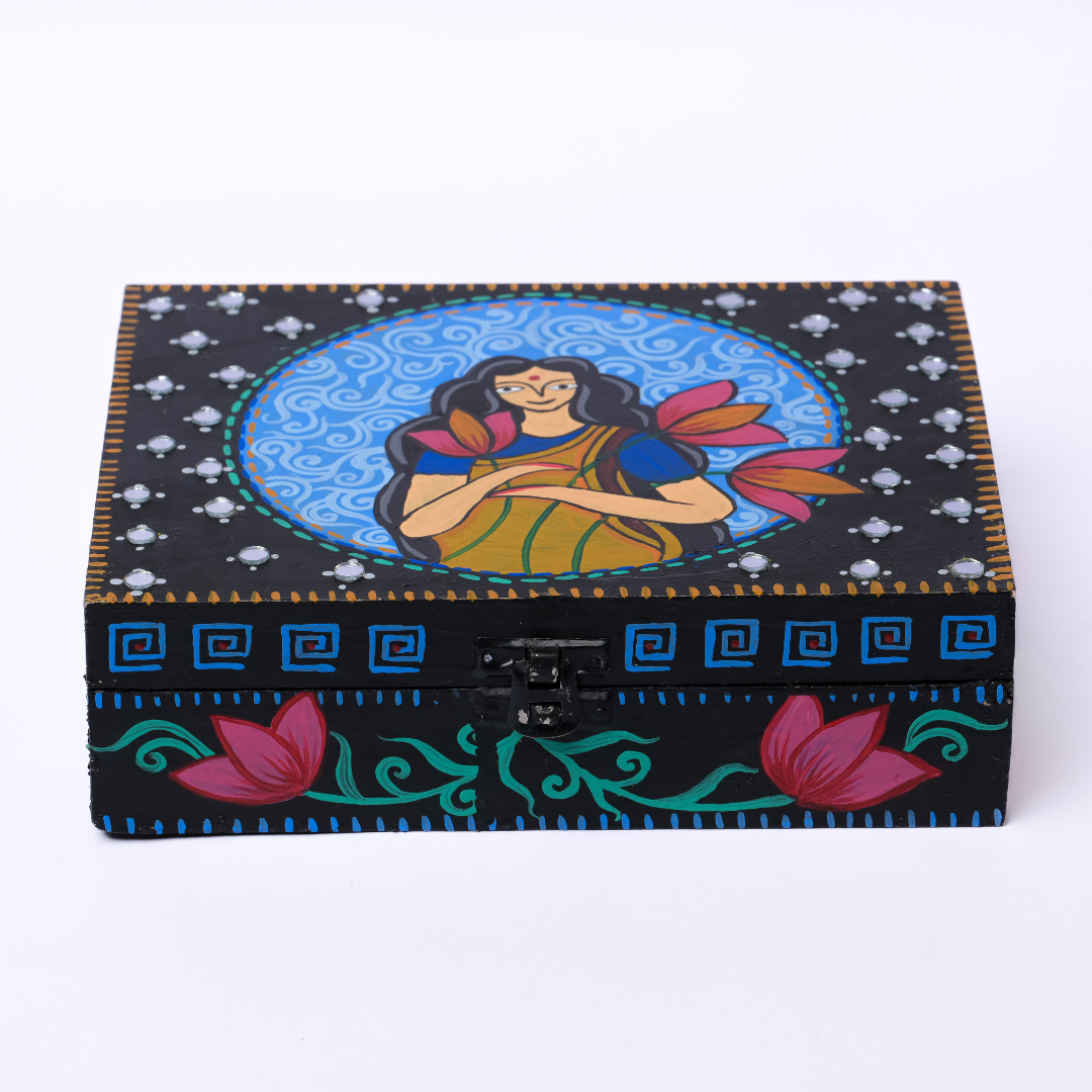 Rani Handpainted Jewellery Box