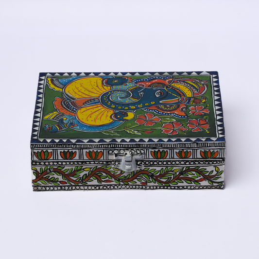 Lord Ganesha Handpainted Puja Box