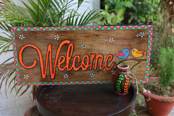 “Welcome” Board